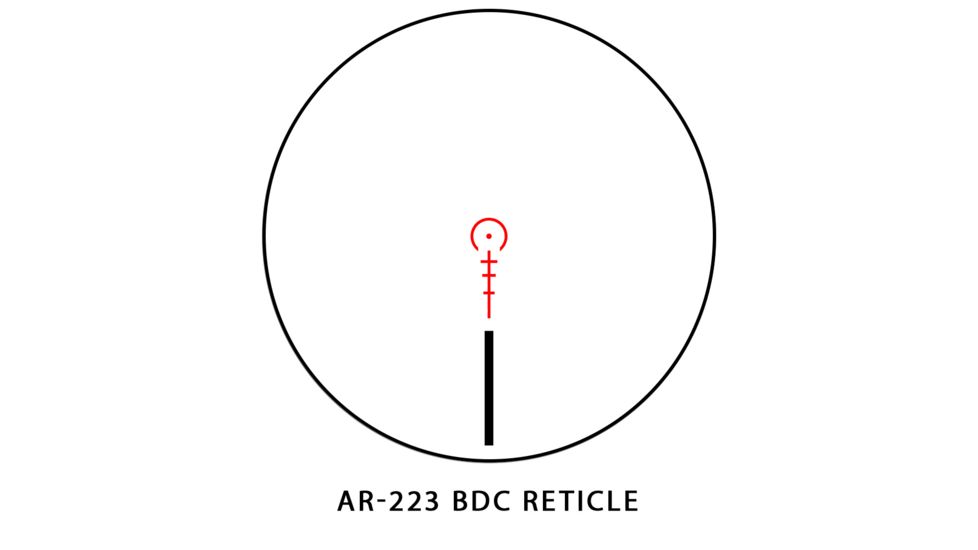 Sightmark Illuminated Red/Green AR-223 BDC Reticle