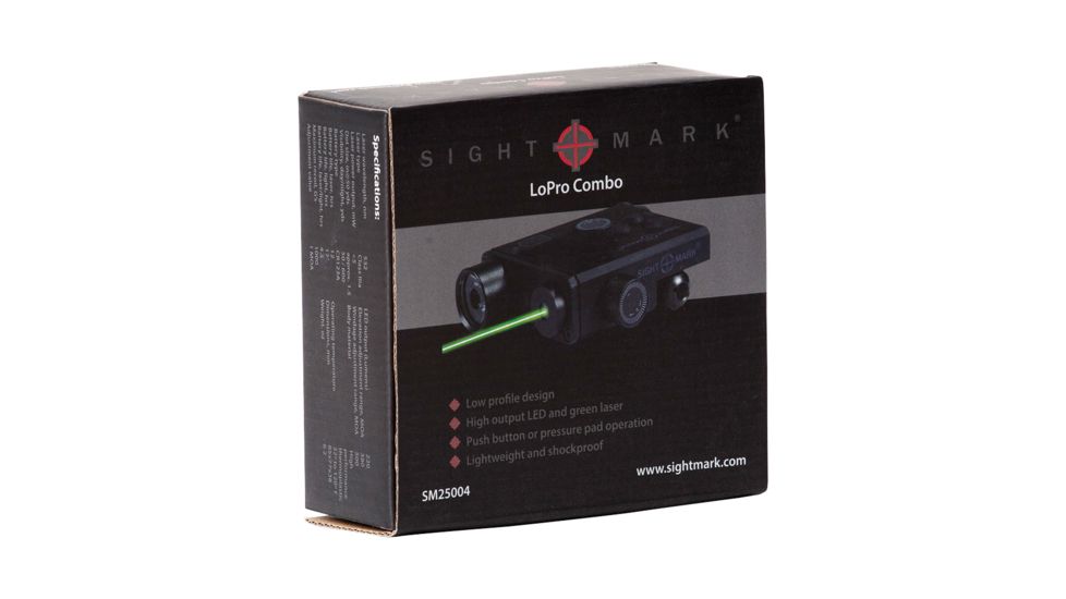 Sightmark LoPro Combo Green Laser/220 Lumen Flashlight SM25004