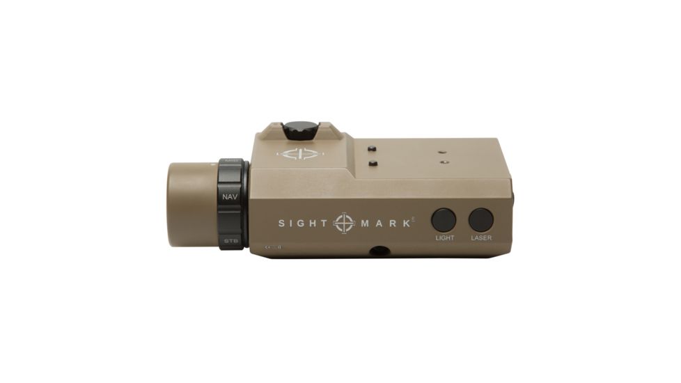 SightMark LoPro Laser/Light/IR Combo, 300 Lumens, Picatinny Rail Mount, Flat Dark Earth, Green Laser, 5mW 520nM Wavelength, SM25013DE