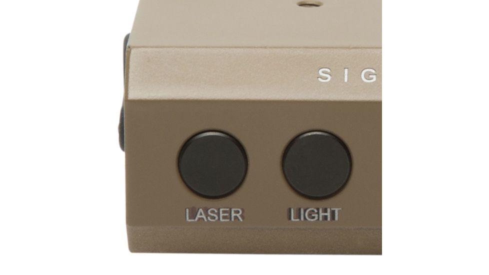 SightMark LoPro Laser/Light/IR Combo, 300 Lumens, Picatinny Rail Mount, Flat Dark Earth, Green Laser, 5mW 520nM Wavelength, SM25013DE