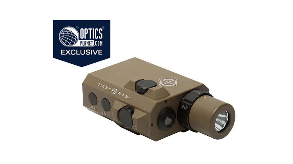 SightMark LoPro Mini Laser/Light Combo Green Laser Picatinny/Weaver, Flat Dark, SM25012DE