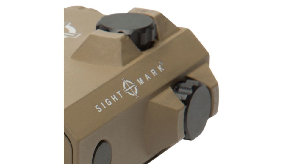 SightMark LoPro Mini Laser Sight, 300 Lumens, Picatinny Rail Mount, Flat Dark Earth, Green Laser, 520nM Wavelength, SM25016DE
