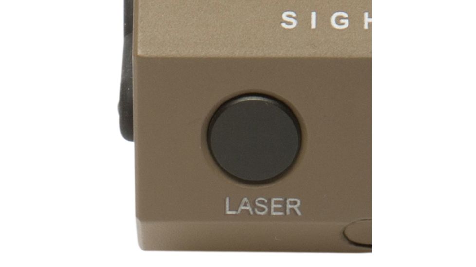 SightMark LoPro Mini Laser Sight, 300 Lumens, Picatinny Rail Mount, Flat Dark Earth, Green Laser, 520nM Wavelength, SM25016DE