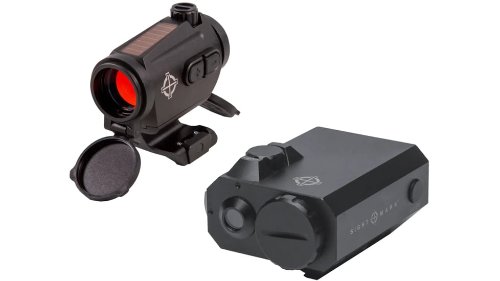 SightMark LoPro Mini Laser Sight &amp; MTS-Mini Solar 1x22mm Red Dot