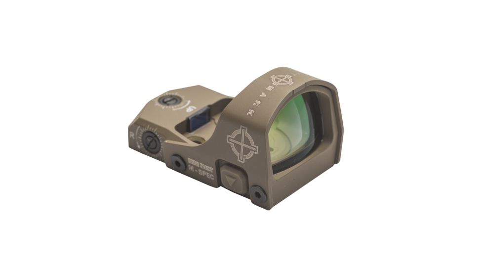 SightMark Mini Shot M-Spec FMS 1x 21x15 mm Reflex Red Dot Sight, 3 MOA Red Dot,Dark Earth, SM26043DE