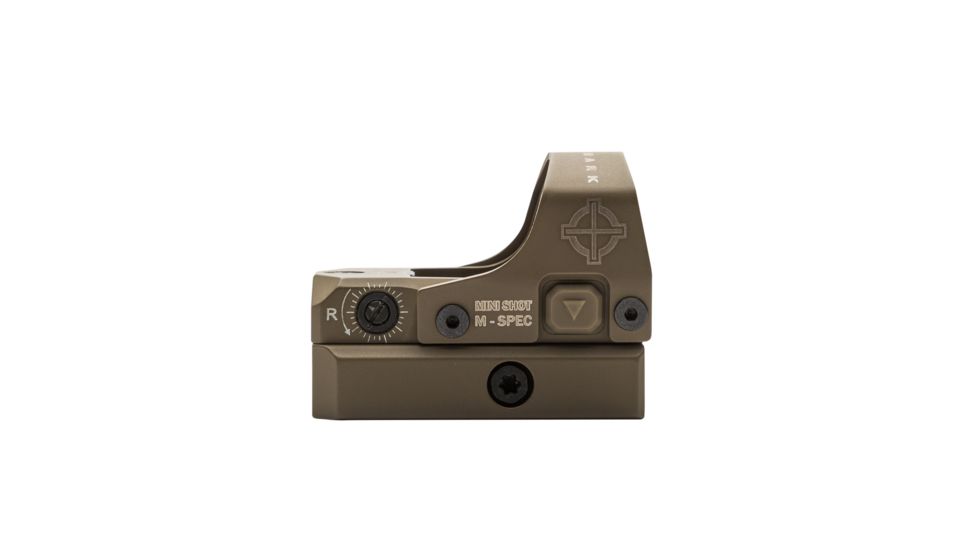 SightMark Mini Shot M-Spec FMS 1x 21x15 mm Reflex Red Dot Sight, 3 MOA Red Dot,Dark Earth, SM26043DE