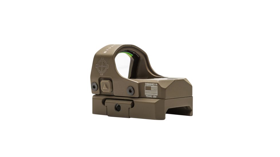 SightMark Mini Shot M-Spec FMS 1x 21x15 mm Reflex Red Dot Sight, 3 MOA Red Dot,Dark Earth, SM26043DE