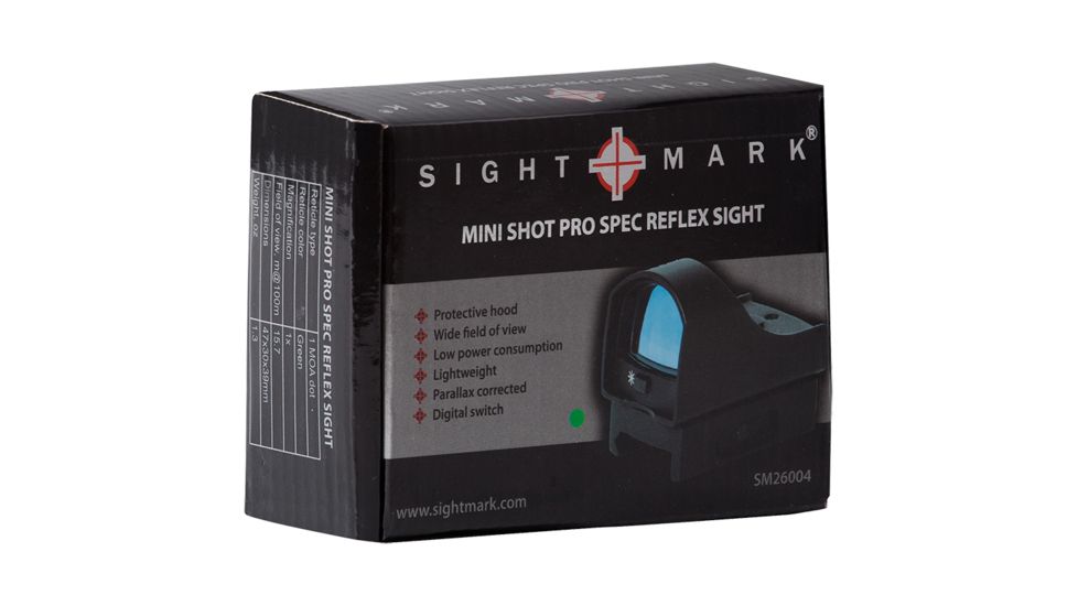 Sightmark Mini Shot Pro Spec Green, 3 MOA Dot SM26004