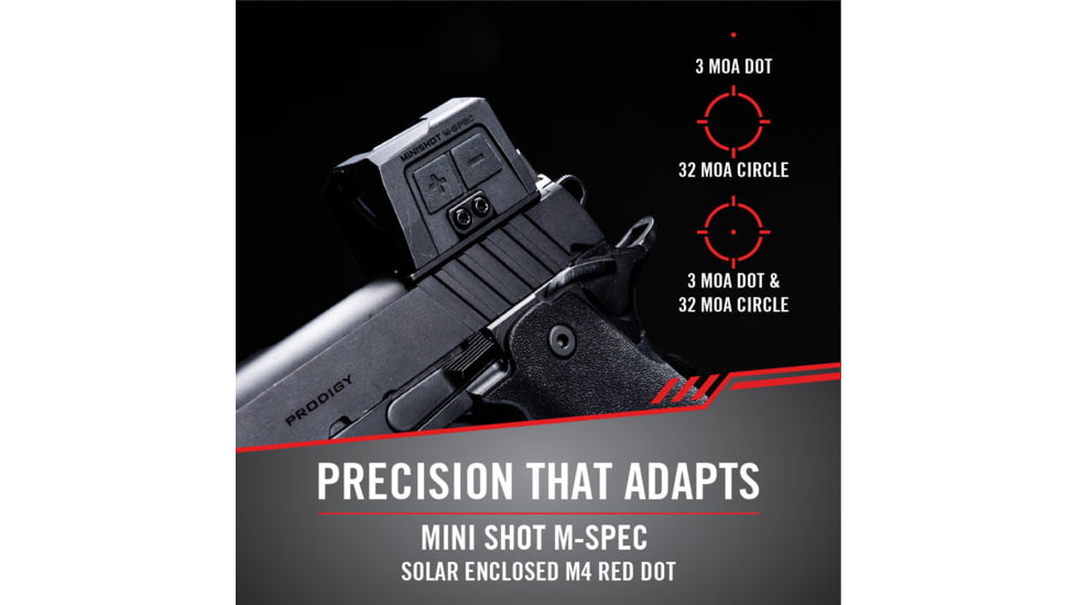 SightMark Mini Shot M-Spec Solar Enclosed M4 1x Reflex Red Dot Sight