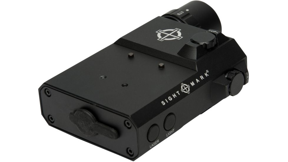 SightMark LoPro Laser/Light/IR Combo, 300 Lumens, Picatinny Rail Mount, Black, Green Laser, 5mW 520nM Wavelength, SM25014