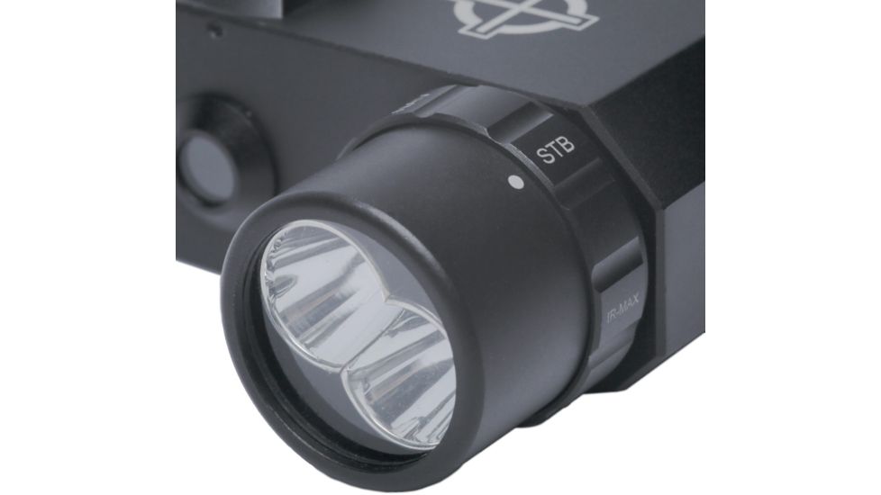 SightMark LoPro Laser/Light/IR Combo, 300 Lumens, Picatinny Rail Mount, Black, Green Laser, 5mW 520nM Wavelength, SM25016
