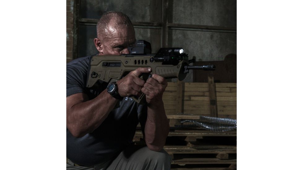 SightMark LoPro Laser/Light/IR Combo, 300 Lumens, Picatinny Rail Mount, Black, Green Laser, 5mW 520nM Wavelength, SM25029