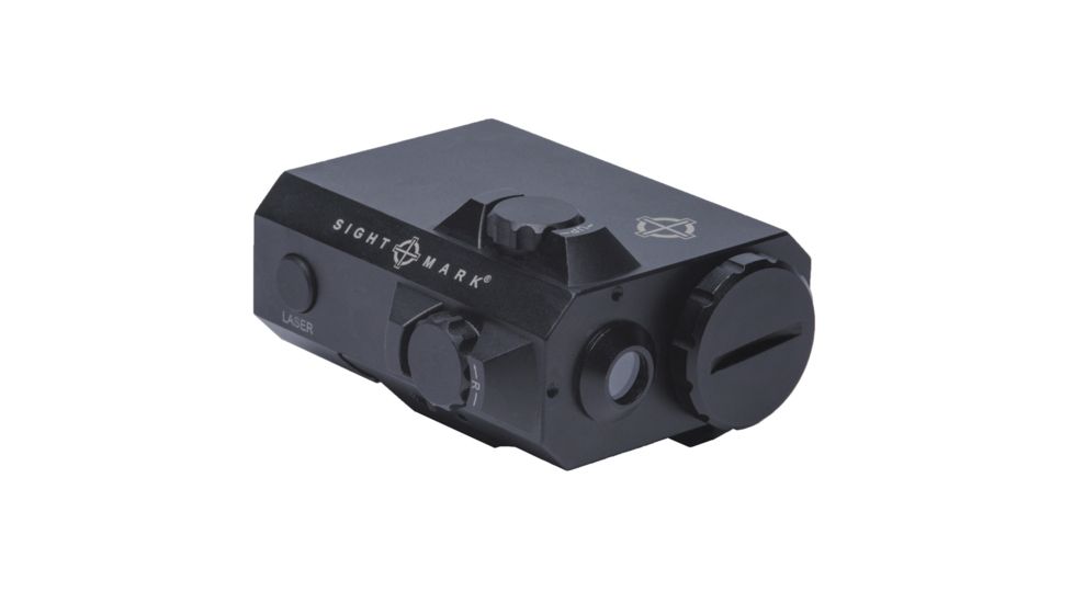 SightMark LoPro Mini Laser Sight, 300 Lumens, Picatinny Rail Mount, Matte Black, Green Laser, 520nM Wavelength, SM25020