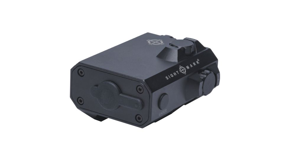 SightMark LoPro Mini Laser Sight, 300 Lumens, Picatinny Rail Mount, Matte Black, Green Laser, 520nM Wavelength, SM25021
