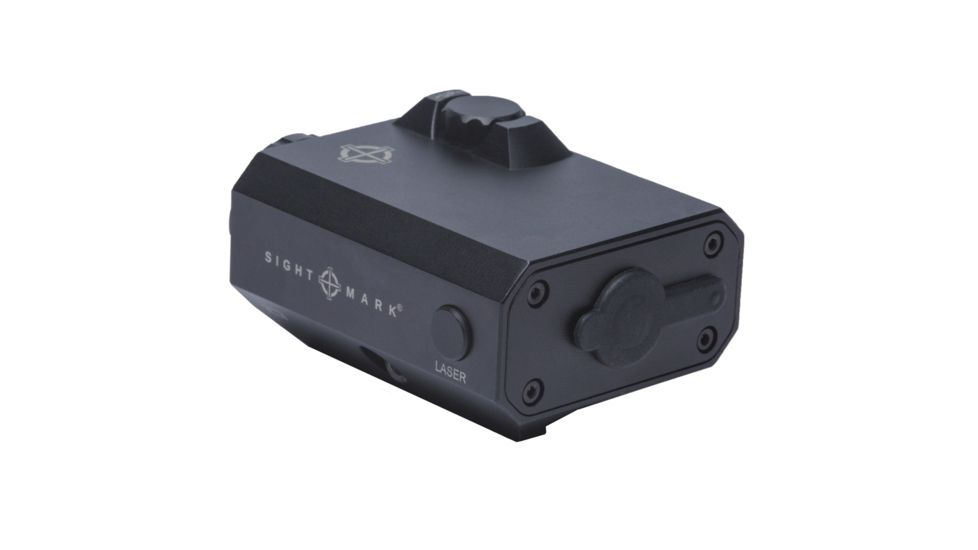 SightMark LoPro Mini Laser Sight, 300 Lumens, Picatinny Rail Mount, Matte Black, Green Laser, 520nM Wavelength, SM25022