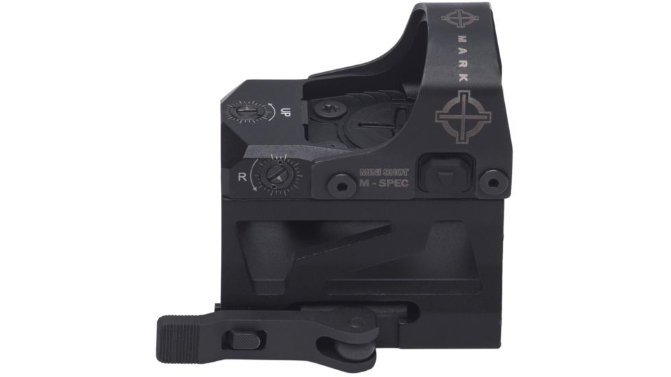 SightMark Mini Shot M-Spec FMS LQD 1x 21x15 mm Reflex Red Dot Sight, 3 MOA Red Dot, Black/Dark Earth, LQD
