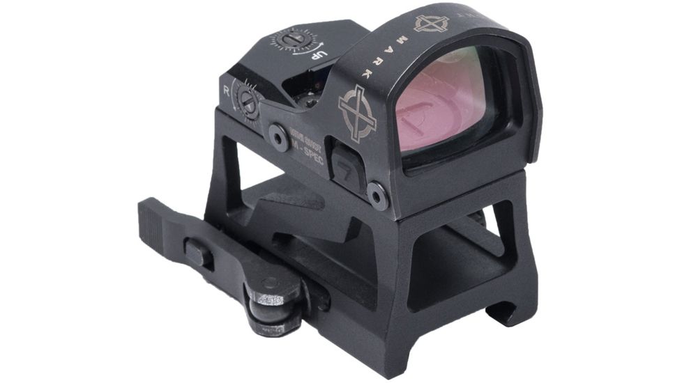 SightMark Mini Shot M-Spec FMS LQD 1x 21x15 mm Reflex Red Dot Sight, 3 MOA Red Dot, Black/Dark Earth, LQD