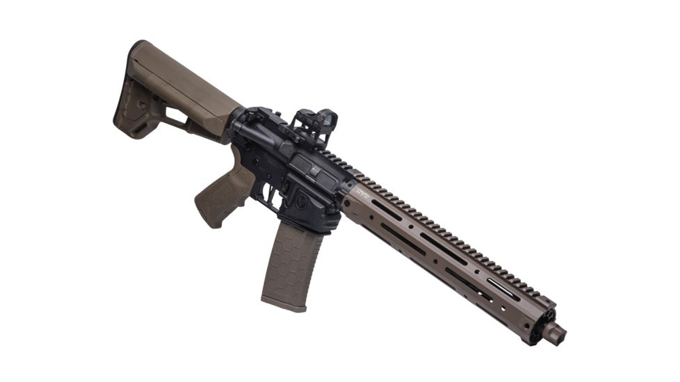 SightMark Mini Shot M-Spec FMS LQD 1x 21x15 mm Reflex Red Dot Sight, 3 MOA Red Dot, Black/Dark Earth, LQD