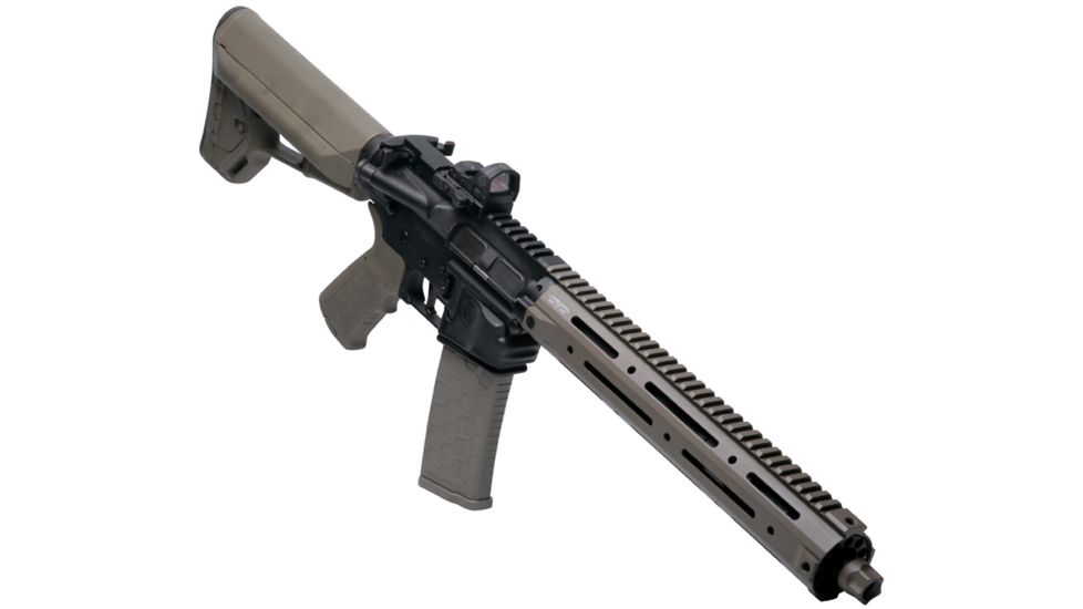 SightMark Mini Shot M-Spec FMS LQD 1x 21x15 mm Reflex Red Dot Sight, 3 MOA Red Dot, Black/Dark Earth, LQD