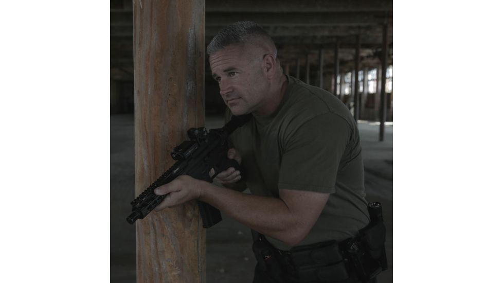 SightMark Mini Shot M-Spec FMS LQD 1x 21x15 mm Reflex Red Dot Sight, 3 MOA Red Dot, Black/Dark Earth, LQD