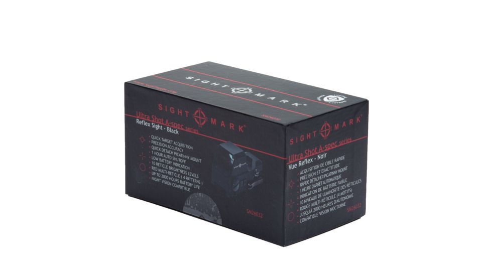 SightMark Ultra Shot A-Spec Reflex Sight, Black, SM26032