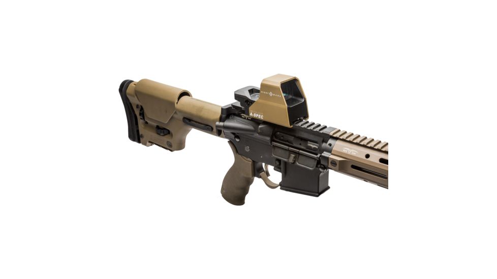 SightMark Ultra Shot Open 1x 33x24mm Reflex Red Dot Sight (A-Spec), 5 MOA dot, 3 MOA dot with 50 MOA circle, 3 MOA dot with 50 MOA crosshair, 3 MOA dot with 30 MOA circle/crosshair (subtensions total 50 MOA) Dark Earth, SM26032DE