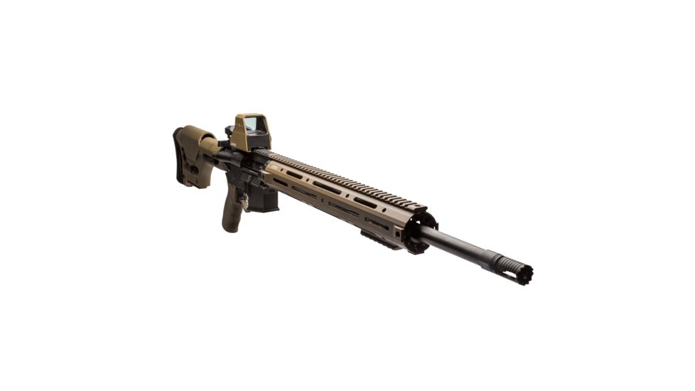 SightMark Ultra Shot Open 1x 33x24mm Reflex Red Dot Sight (A-Spec), 5 MOA dot, 3 MOA dot with 50 MOA circle, 3 MOA dot with 50 MOA crosshair, 3 MOA dot with 30 MOA circle/crosshair (subtensions total 50 MOA) Dark Earth, SM26032DE