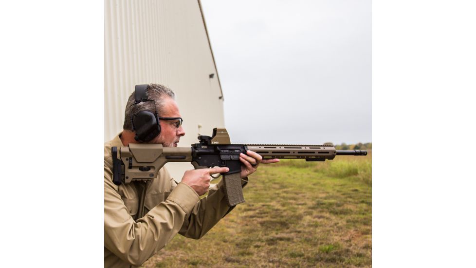 SightMark Ultra Shot Open 1x 33x24mm Reflex Red Dot Sight (A-Spec), 5 MOA dot, 3 MOA dot with 50 MOA circle, 3 MOA dot with 50 MOA crosshair, 3 MOA dot with 30 MOA circle/crosshair (subtensions total 50 MOA) Dark Earth, SM26032DE