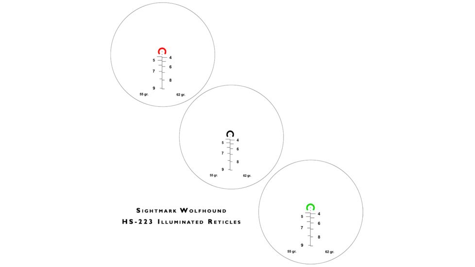 SightMark Wolfhound 6x44 HS-223 Prismatic Red Dot Sight, Black, SM13026-LQDK