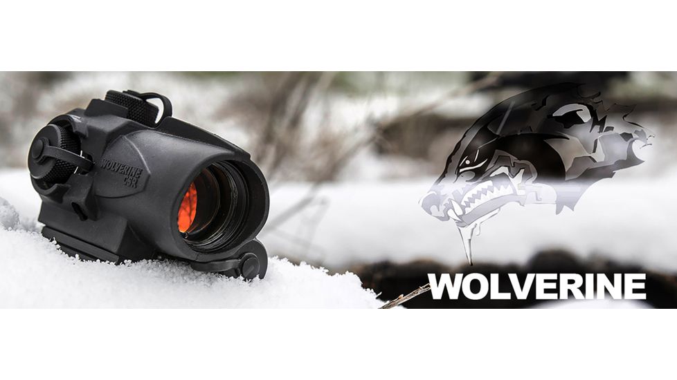 Sightmark Wolverine 1x23 CSR 4 MOA Red Dot Sight, Matte Black, SM26021