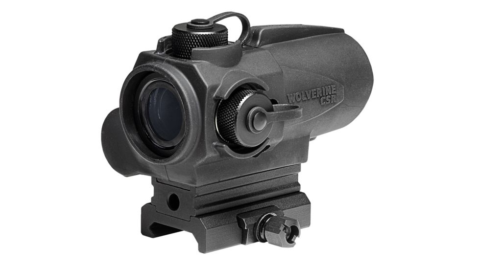 Sightmark Wolverine 1x23 CSR 4 MOA Red Dot Sight, Matte Black, SM26021