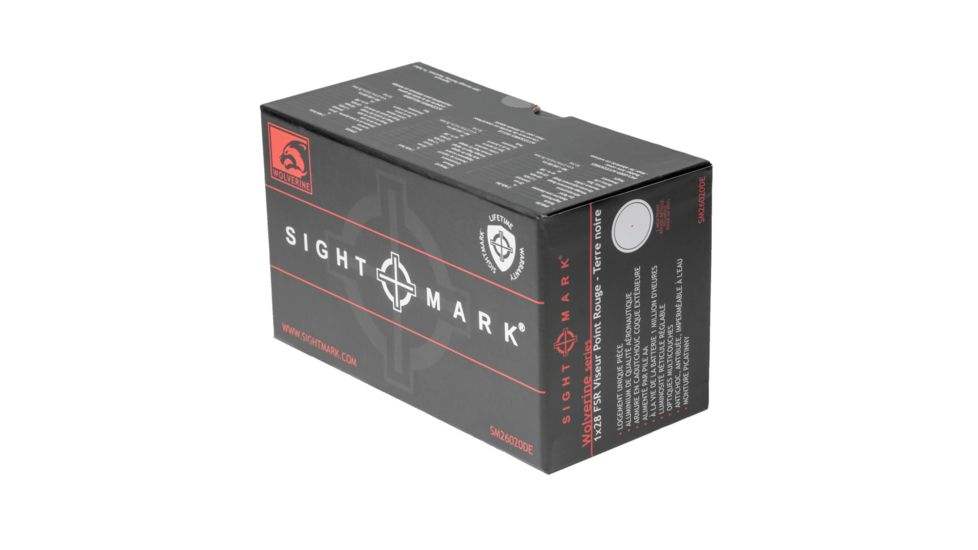 Sightmark Wolverine Red Dot Sight, 1x28 mm, 2 MOA Red Dot Reticle, Dark Earth, SM26020DE