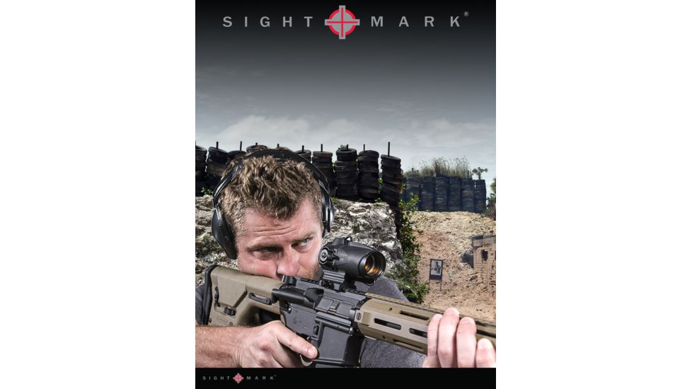 Demo, Sightmark Wolverine Red Dot Sight, 1x28mm, 2 MOA Red Dot Reticle, Black, SM26020