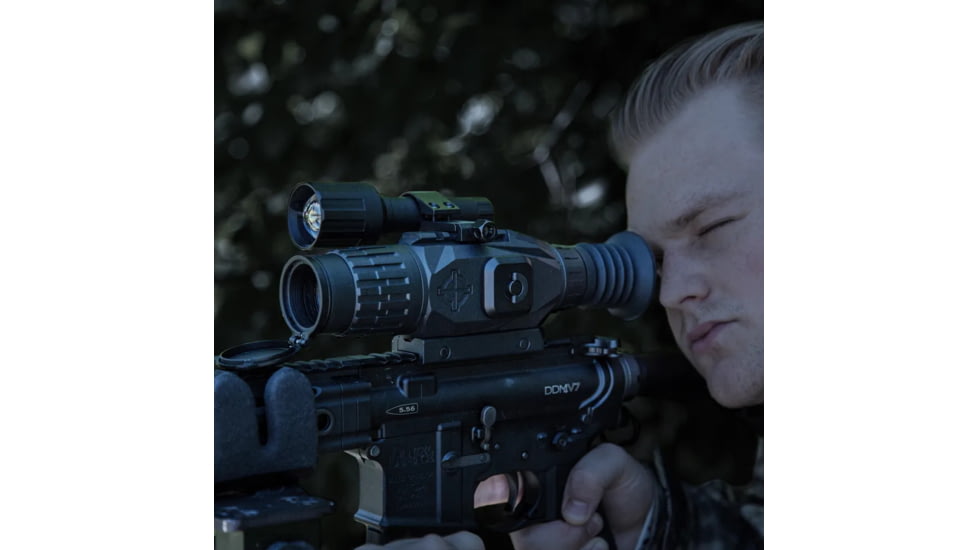 DEMO, SightMark Wraith HD Digital Night Vision Rifle Scope, 2-16x28mm, 50mm Tube, Second Focal Plane, 10 Pattern, Black, SM18021