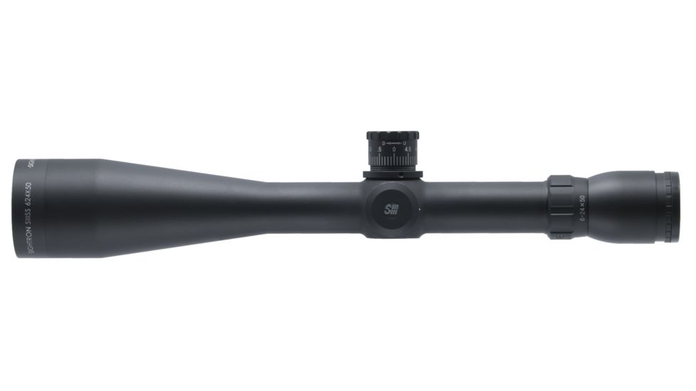 Sightron Rifle Scope Sightron SIII 30mm, 6-24, Zero Stop, Mil Dot, w/ MRAD Tactical Knobs, Black, 6-24x50, 25167