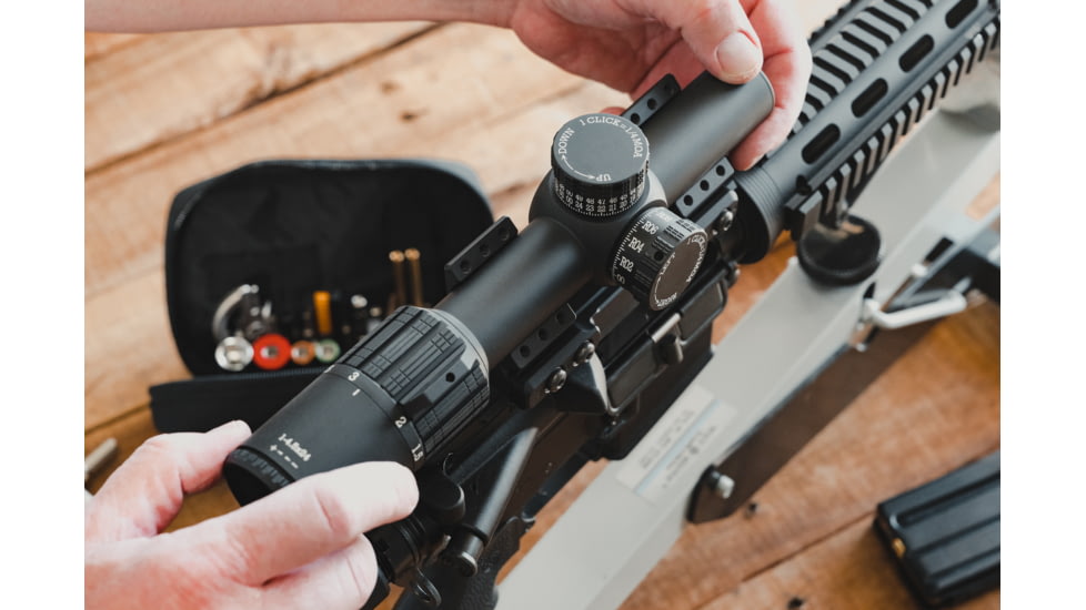 Sightron S-TAC 1-4.5X 24mm Service Rifle Scope, 30mm Tube, Second Focal Plane, SR1 Reticle, Matte Black, 26021