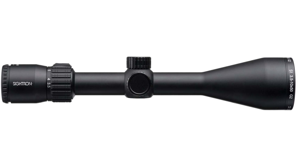 Sightron S1 Series 3.5-10x50mm G2 Riflescope, 1in Tube, Second Focal Plane, Duplex, Matte, Black, 32004