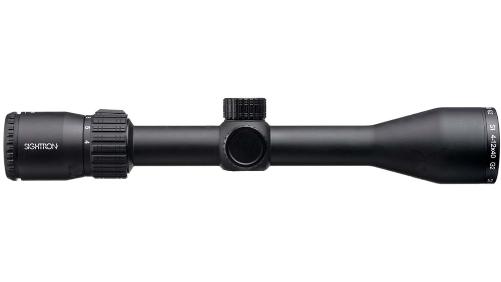 Sightron S1 Series 4-12x40mm G2 Riflescope, 1in Tube, Second Focal Plane, Mil-Dot Matte, Black, 32009