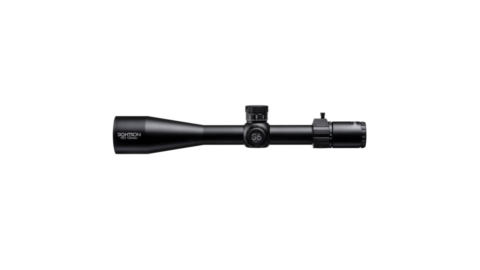 Sightron S6 Rifle Scope, 5-30x56mm, 34mm Tube, First Focal Plane, MH-7 IR Reticle, Satin Black, Small, 66003