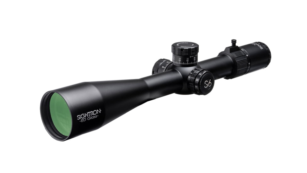 Sightron S6 Rifle Scope, 5-30x56mm, 34mm Tube, First Focal Plane, MH-7 IR Reticle, Satin Black, Small, 66003