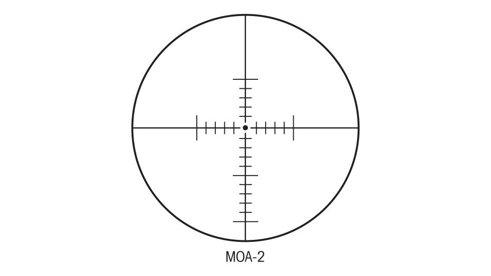 Sightron SIII Long Range 10-50x60mm Zero Stop Rifle Scope, 30mm Tube, Second Focal Plane, MOA-2 Reticle, Matte Black, 25176