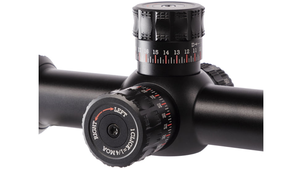 Sightron SIII PLR Rifle Scope, 10-50x60mm, Zero Stop, MOA-2 24X IR Reticle, Black, Medium, 28010