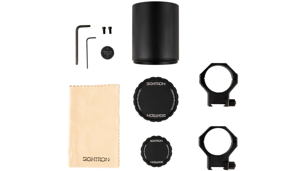 Sightron SVIIISSED ED IR Zero Stop Rifle Scope, 5-40x56mm, 40mm Tube, First Focal Plane, Illuminated MH-6 Reticle, Black, 29000