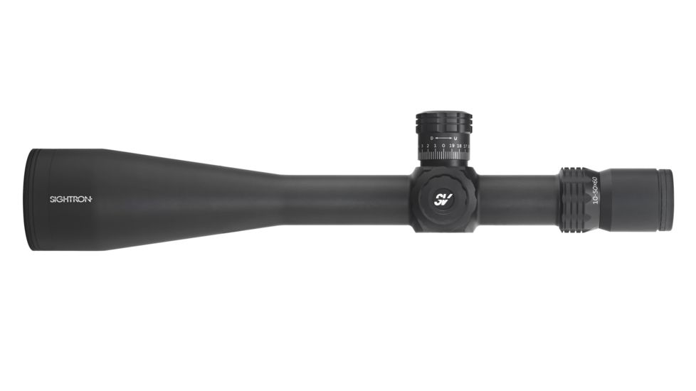 Sightron SVSS 10-50X60 MOA Reticle Rifle Scope, black, 27000