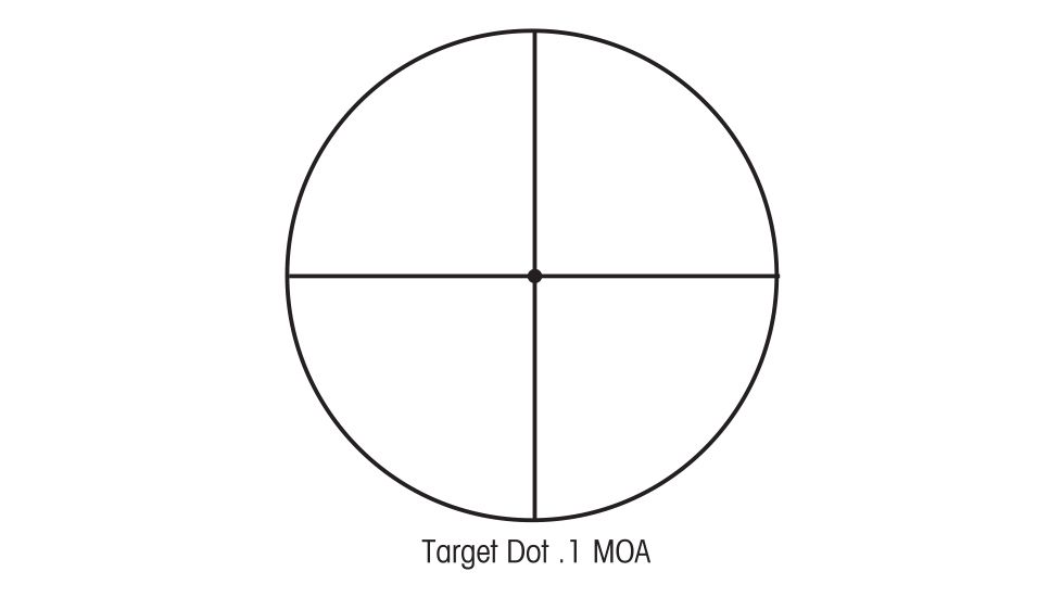 Sightron SVSSED Rifle Scope, 10-50x60mm, 34mm Tube, Target Dot Reticle, Zero Stop, ED Glass, Black, Medium, 27012