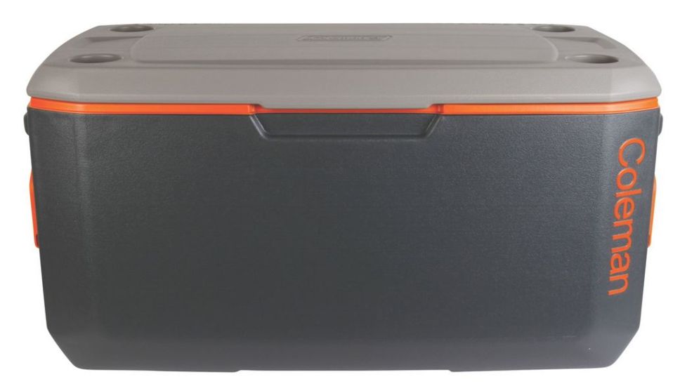 Coleman Signature 120 Quart Xtreme 6 Cooler, OMLD, Dark Gray / Orange / Gray, Holds 204 Cans 3000002559