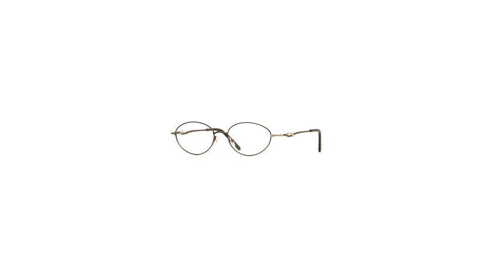 Calligraphy Collections Angelou SESC ANGE00 Bifocal Prescription Eyeglasses - Brown/gold SESC ANGE005235 BN