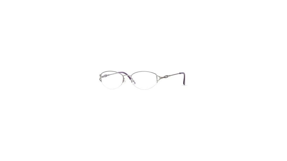 Calligraphy Collections Dickenson SESC DICK00 Progressive Prescription Eyeglasses - Violet/silver SESC DICK005235 VI