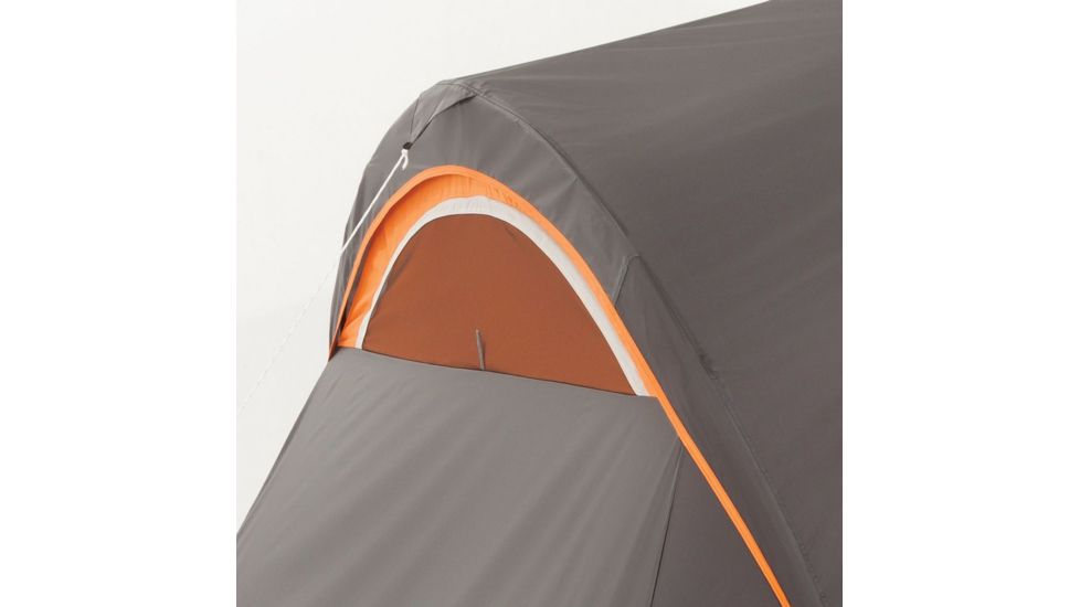 Coleman Signature Yarborough Pass 6-Person Fast Pitch Dome Tent W/ Rainfly, Gray / Orange, 12 x 7 ft 2000018247