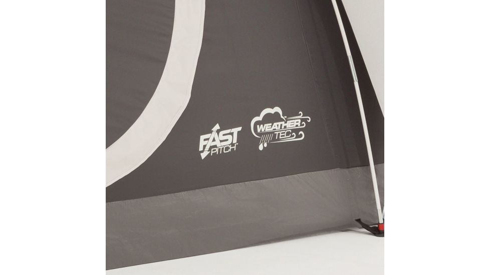 Coleman Signature Yarborough Pass 6-Person Fast Pitch Dome Tent W/ Rainfly, Gray / Orange, 12 x 7 ft 2000018247